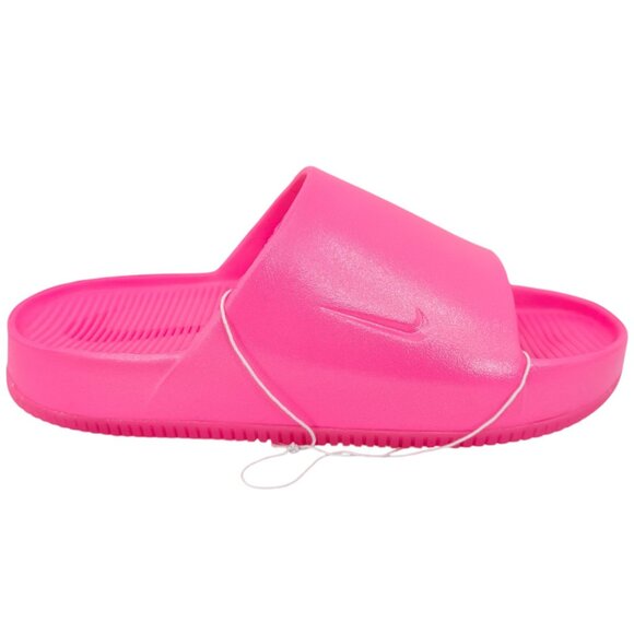 Nike Women's Calm Slide SE Hyper Pink Logo Slip-on Sandals Size 11 NWOB - Picture 4 of 12